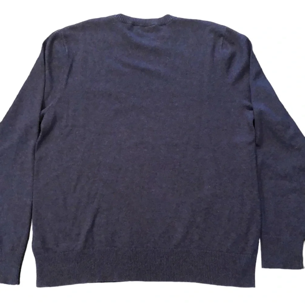 NorthFace men’s crewneck blue sweater long sleeves M